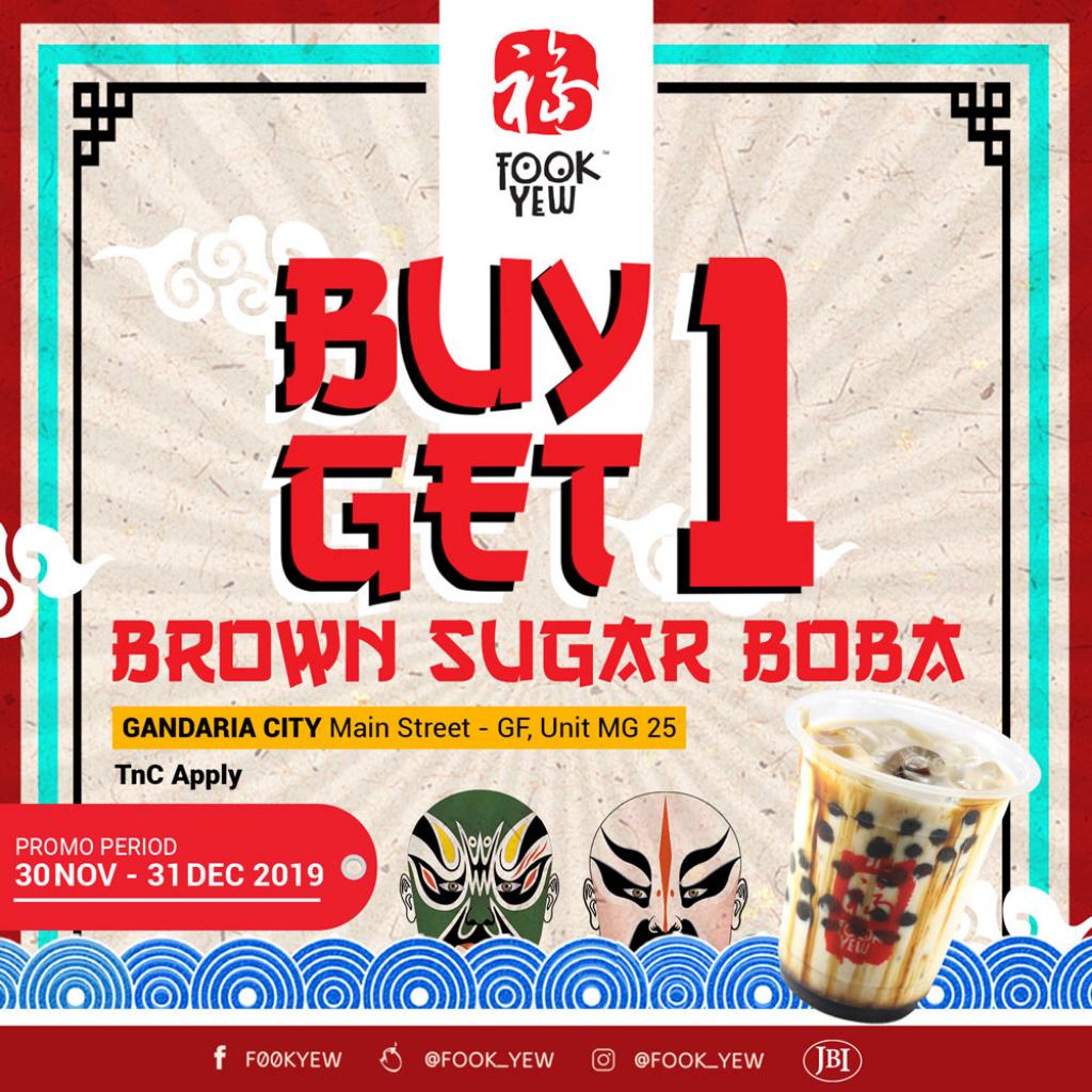 Buy 1 Get 1 Bubble Tea only at Gandaria City